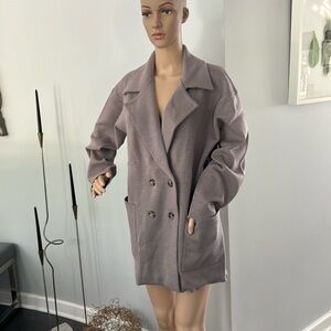 NWT Knit Double Breasted Blazer/ Jacket